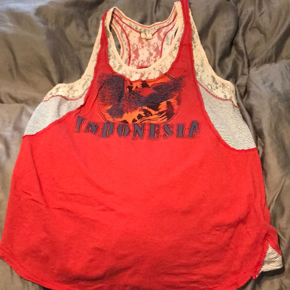 Free people lace tank